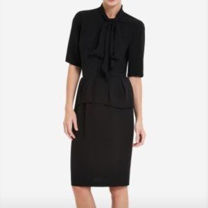 BCBG DENISA BOW NECK DRESS